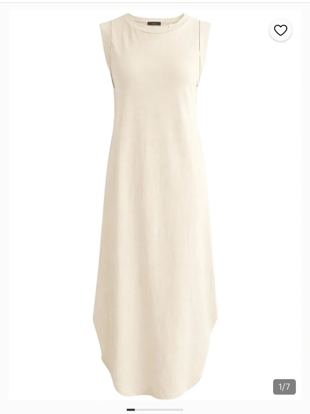 NWT J. Crew Sleeveless Midi Dress